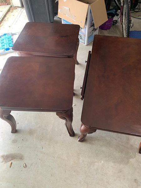 Coffee and 2 end tables